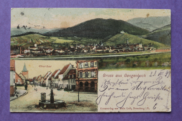 Postcard PC Gegenbach 1899